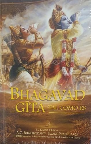 Portada de Bhagavad Gita Tal Como Es Edición Español