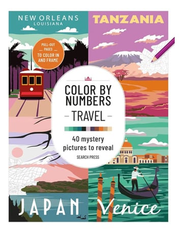 Color By Numbres Travel