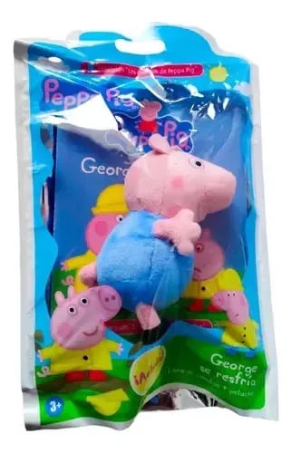 Peppa Pig George Se Resfría Libro De Cuentos + Peluche