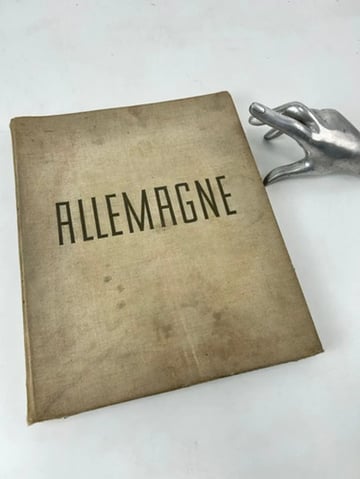 Alemania Libro Antiguo Industria Autos Trenes En Frances