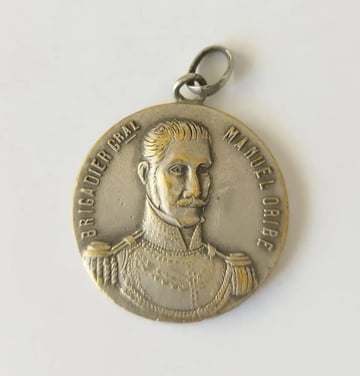 Medalla Plata Partido Nacional Oribe 1836 1936