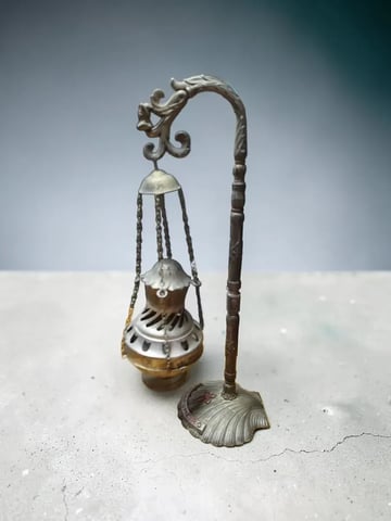 Antiguo Botafumeiro Santiago Protección Hogar Metal C