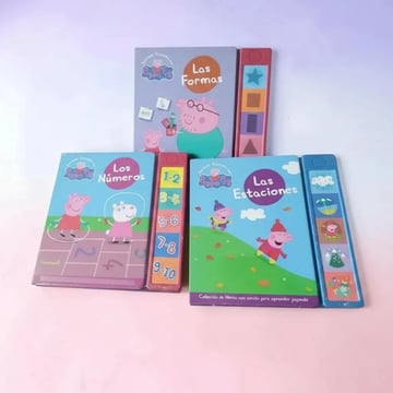 Peppa Pig Pack 3 Libros Con Sonido Infantil