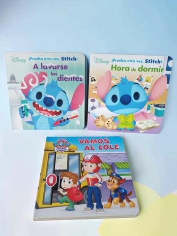 Pack Stitch Y Paw Patrol Libros De Hábitos Infantiles Rutina