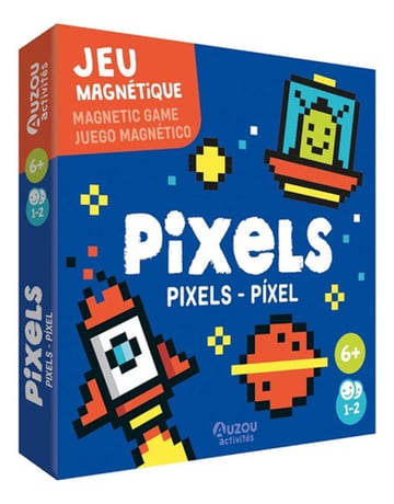 Pixels Juego Magnético De Viaje 1 A 2 Jugadores