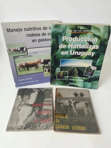 Libros Ganado Lechero Carne Hortalizas Uruguay Pastoreo Agro