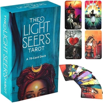Q&k Light Seer's Oracle Tarot Cartas  78 Cartas, Tarot Cart