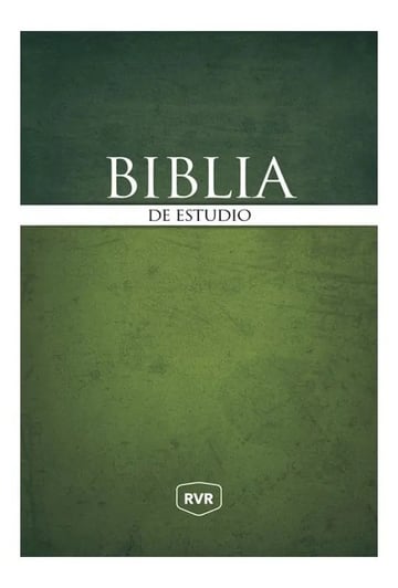 Santa Biblia De Estudio Reina Valera Revisada Rvr 