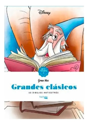 Libro - Grandes Clásicos, Arteterapia - Disney