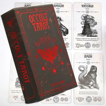 Cartas Mazo Oculto Tarot - Travis Mchenry