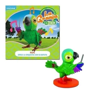 Audiocuento - Granja De Zenon - Loro Pepe- Libro + Figura
