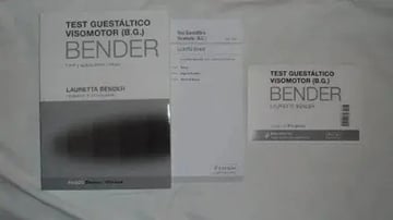 Test Bender Completo Manual + Tarjetas + Laminas Guestaltico