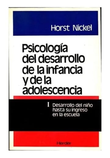 Psicología Del Desarrollo Infancia Adolescencia 1 Nickel
