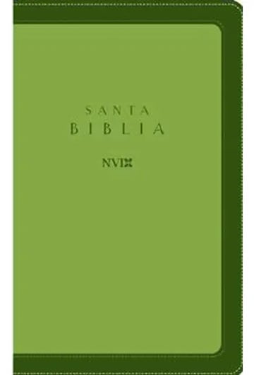 Biblia Nvi Ultrafina Tapa Piel Azul Nueva Versión