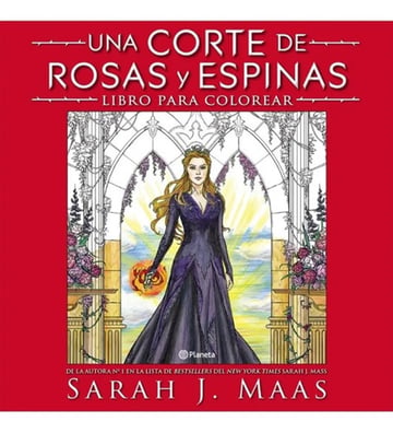 Una Corte De Rosas Y Espinas - Libro Para Colorear