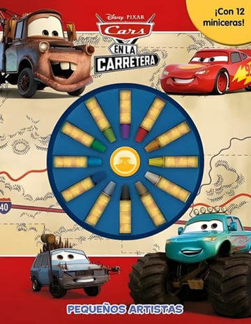 Cars  Carretera Pequeños Artistas ¡con 12 Miniceras! Disney