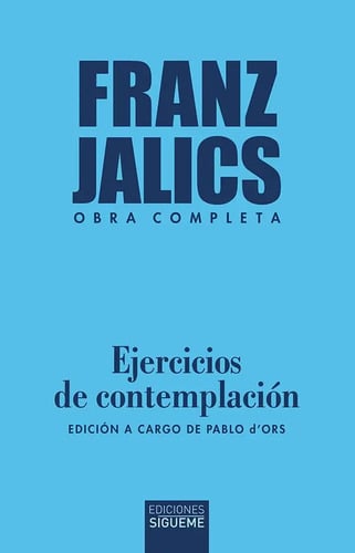 Ejercicios De Contemplación Prologo Dors Franz Jalics