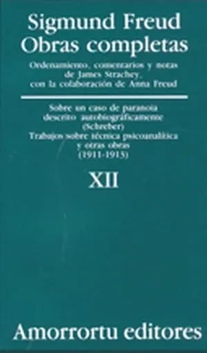Sigmund Freud Obras Completas Xii Psicologia Psicoanalisis