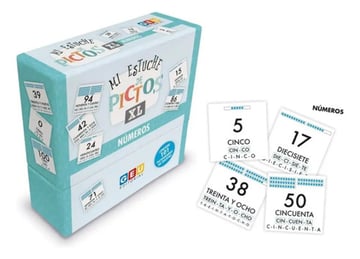 Estuche Pictos  Números Silabas Pictogramas Lectoescritura