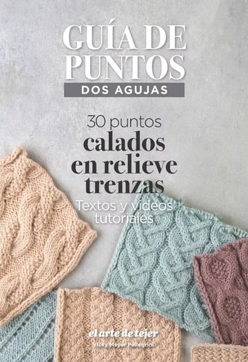 Guia De Puntos Dos Agujas Relieve Trenzas 2023 Tejido