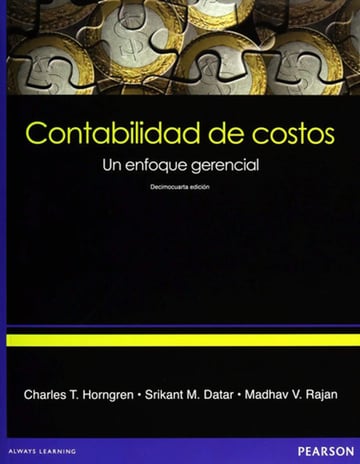 Contabilidad De Costos Un Enfoque Gerencial 14/e
