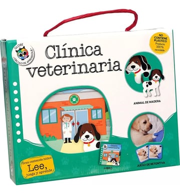 Libro Infantil Veterinaria:maletín Educativo Con Actividades