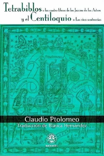 Tetrabiblos Y Centiloquio Claudio Ptolomeo Astrología