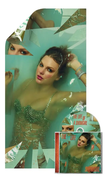 Cd Taylor Swift The Life Of A Showgirl Sweat & Vanilla Per Edición Limitada