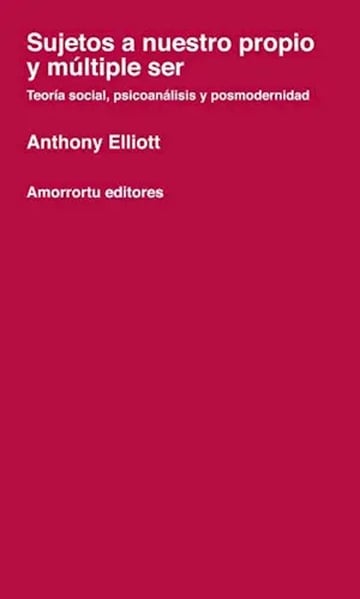 Sujetos A Nuestro Propio Y Múltiple Ser Anthony Elliott