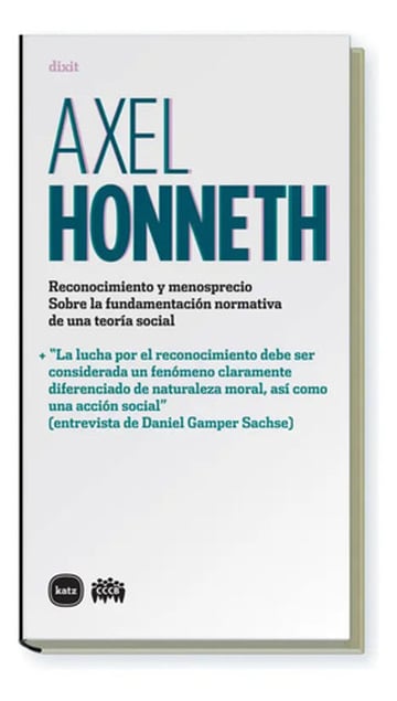 Axel Honneth. Reconocimiento Y Menosprecio