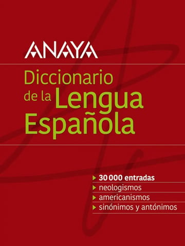 Diccionario Anaya De La Lengua