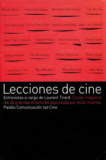 Lecciones De Cine, De Laurent Tirard. Editorial Paidos Iberica Ediciones En Español