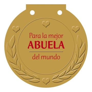 Libro Medalla: Para La Mejor Abuela Del Mundo