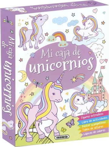 Mi Caja De Unicornios Figuras Póster, Pegatinas Lápices