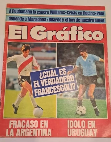 Revista El Grafico # 3343 - Tapa Francescoli