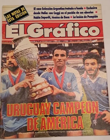 El Gráfico 3536 Uruguay Campeón De América 1987