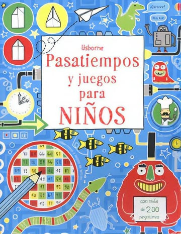 Libro: Pasatiempos Y Juegos Niños,