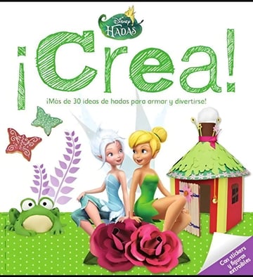 ¡crea! Disney Hadas C/stickers Y Figuras Nuevo - Libros July