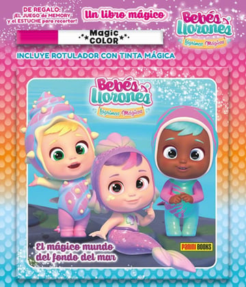Bebés Llorones Libro Mágico Mundo Del Fondo Mar  Cry Babies