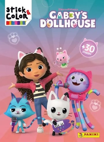 Stick & Color La Casa D Muñecas De Gabby Gabby's Dollhouse