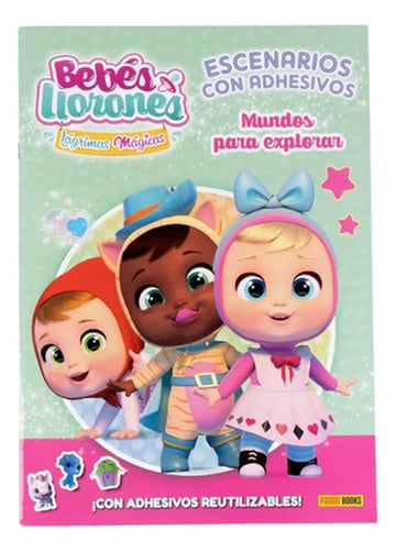 Bebés Llorones - Mundos Para Explorar Pegatinas Colorea