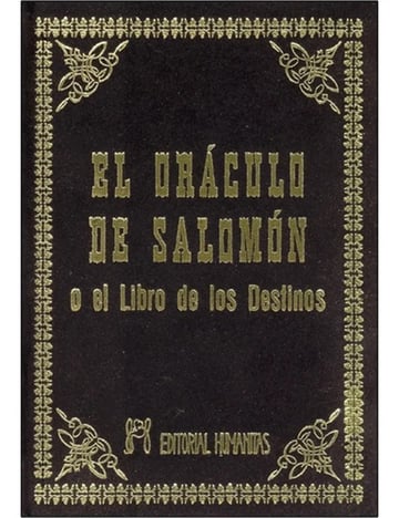 Libro El Oráculo De Salomón O El Libro De Los Destinos, De Radetzki. Editorial Humanitas, Tapa Blanda (2015)