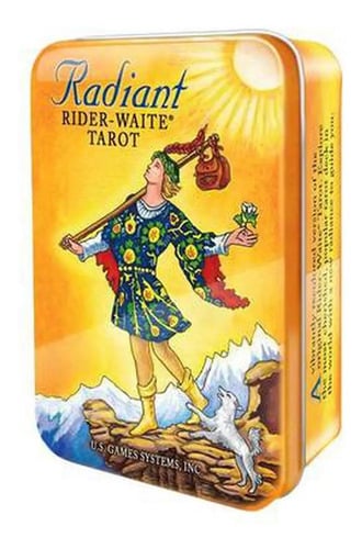 Radiant Rider-waite Estuche Latita Distinguido Tarot