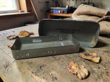 Estuche Dental Militar Us Army Schneider Chicago Era Corea