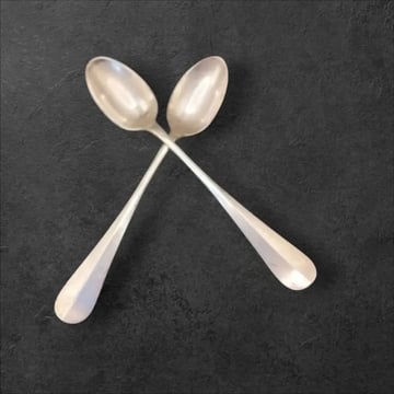 Elkington England Antiguo Set 2 Piezas Plata Inglesa
