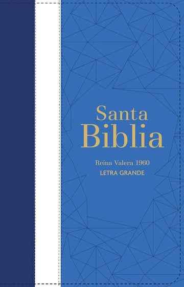 Biblia Rvr 1960 Letra Grande Con Cierre - Tricolor
