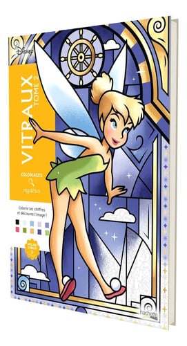 Disney Coloriages Vitraux Libro Para Colorear