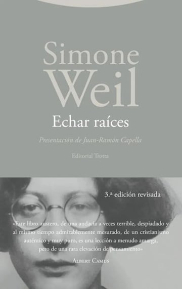 Echar Raíces Simone Weil Ensayo Filosofía