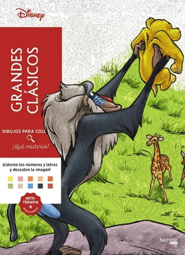 Disney Grandes Clásicos 100 Ilustraciones Para Colorear