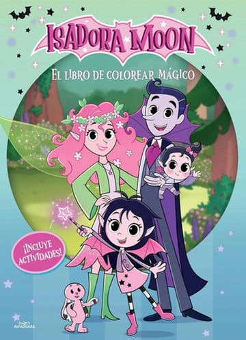 Isadora Moon Libro De Colorear Mágico Infantil